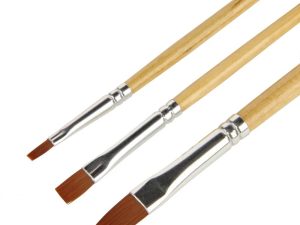 Guild Lane Flat Brush Set (3 pcs)