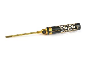 ARROWMAX FLAT HEAD SCREWDRIVER 4.0 X 100MM BLACK GOLDEN
