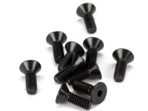 Losi Flat Head Screws, 8-32 x 1/2" (10)