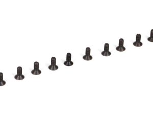 Flat Head Screws, M2.5 x 6mm (10)