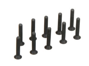 Team Losi Racing Flat Head Screws, M3 x 18mm (10)