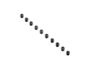 Team Losi Racing Flat Point Set Screws M4x4mm (10)