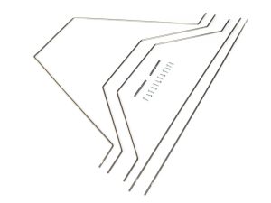 E-flite Float Strut Set: J-3 Cub 10cc, 82.5"