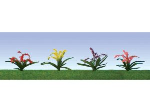 JTT Flower Plants Assorted, 3/4in, O-Scale, (30 pack)