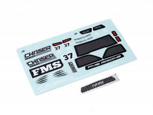 FMS FMS12441RTRBK DECAL SHEET RED