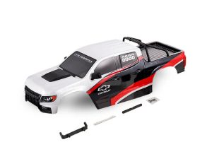 FMS FMT10 11021RS CAR BODY ASSEMBLY (BLACK/WHITE)