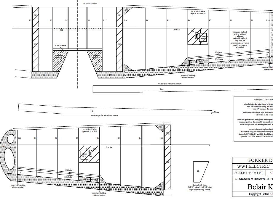 Big Air Fokker DVIII - electric scale kit - Image 3