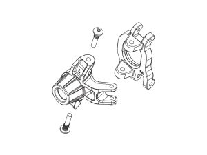 PD Racing Fr. Left C hub Unit 1PCS