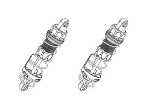 PD Racing Fr. Shock Absorber 2PCS