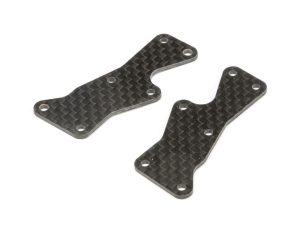 Team Losi Racing Front Arm Inserts Carbon: 8X
