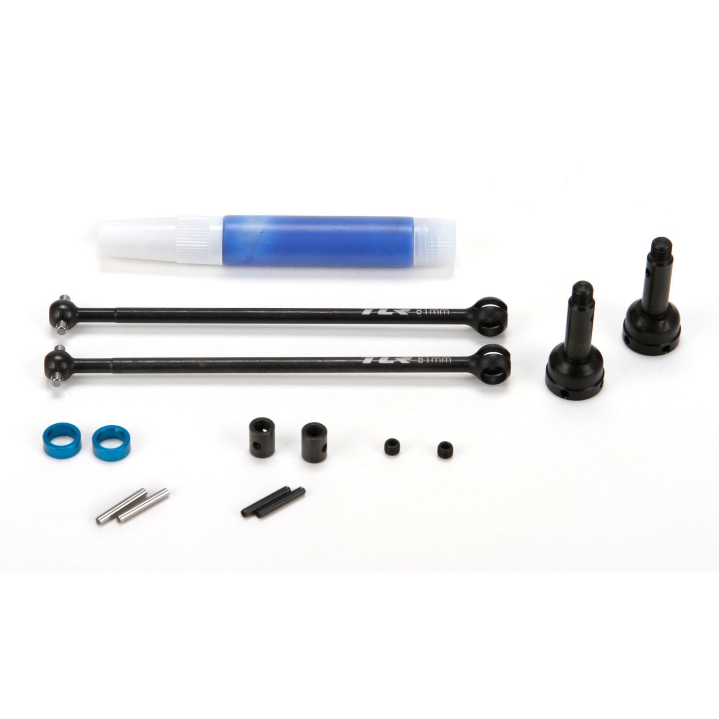 Team Losi Racing Front Driveshaft Set, CVA, Complete: 22-4