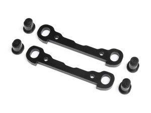 Losi Front Hinge Pin Braces, Black: DBXL 2.0