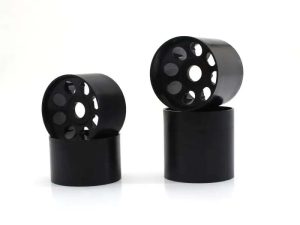 KYOSHO Front & Rear Black Wheels Kyosho EP Fantom 4WD (4)