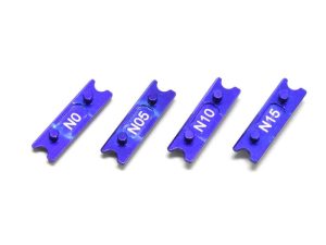 KYOSHO Front Spring Mount R246 Mini-Z MR03-N (0-0.5-1-1.5mm) Alu