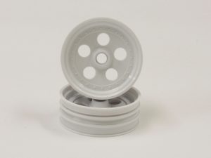KYOSHO Front Wheel Kyosho Tomahawk-Ultima JJ (2) White 2.0 inches