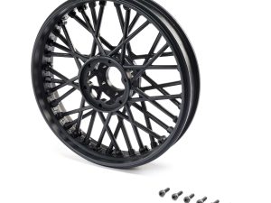 Losi Front Wheel Set, Black: Promoto-MX