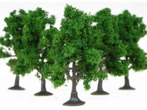 Heki Fruit Trees 7cm (Dark Green) (5 pcs) (1965)