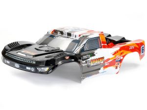 FTX APACHE RED BODY TRIMMED & DECAL