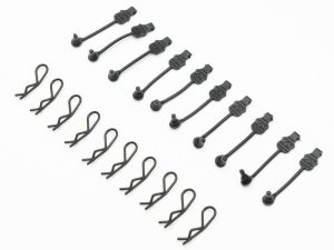 FTX BLACK BODY CLIP AND RUBBER MOUNTS