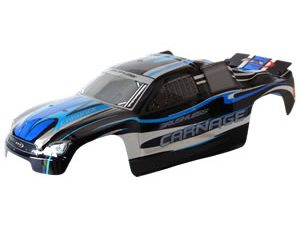FTX CARNAGE ST PRINTED BODY - BLACK (BRUSHLESS)