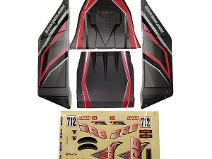 FTX DR8 BODY+DECAL(RED)