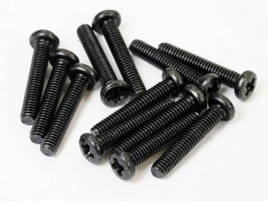 FTX HAVOK PANHEAD SELF TAPPING SCREWS 2.5 x 14MM (12pc)