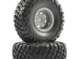 FTX MAULER 2.2" ALL TERRAIN TYRES PRE-GLUED ON GREY WHEELS
