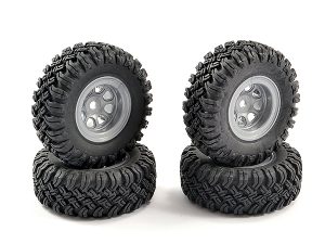 FTX MINI OUTBACK 2.0 WHEEL & TYRE SET (4)