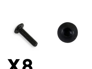 FTX OUTBACK BUTTON HEAD SCREW M2*8 (8)