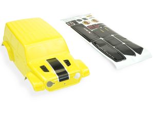 FTX OUTBACK FURY XC PVC BODYSHELL - YELLOW