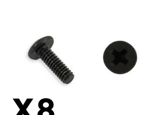 FTX OUTBACK MINI 3.0 BUTTON HE AD METRIC HEX SCREW 2X5 (8PC)