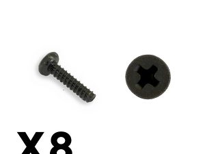 FTX OUTBACK MINI 3.0 ROUND HEA D SELF TAPPING SCREW 1.7X7 (8P)