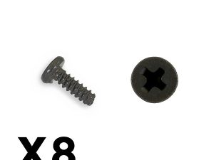 FTX OUTBACK MINI 3.0 ROUND SELF TAPPING SCREW 2X6 (8PC)