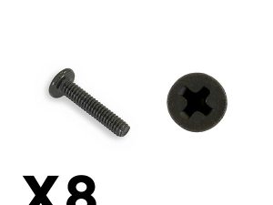 FTX OUTBACK RANGER XC BUTTON HEAD M2 X 10MM SCREWS (6PC)