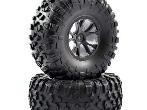 FTX OUTLAW PRE-MOUNTED WHEELS & TYRES - BLACK