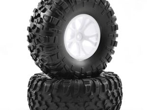 FTX OUTLAW PRE-MOUNTED WHEELS & TYRES - WHITE