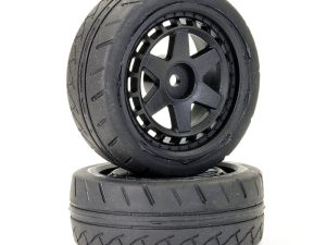 FTX STINGER FRONT 26MM RUBBER WHEEL/TYRES (PR)