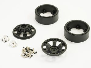 FTX TEXAN 1/10 6-SPOKE BLACK BEADLOCK WHEEL (PR)