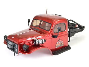 FTX TEXAN 1/10 CAB BODYSHELL & ROLL CAGE ASSEMBLY - RED