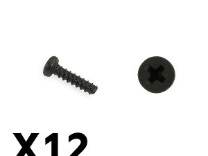 FTX TRACER PAN HEAD SELF TAPPING SCREWS PBHO2*8MM