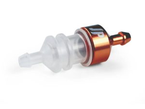 JP Fuel Filter Anodised/Clear Chamber Short