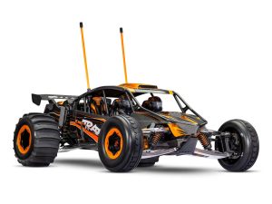 Traxxas Funco Motorsports Pro Scale 8S 2WD Electric Sand Car, Orange (+TQi 2-ch, VXL-8s, Velineon 1200XL, TSM , Replica Clipless Body)