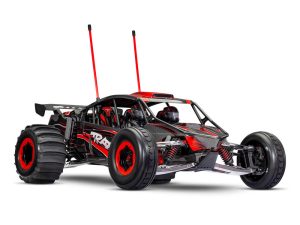 Traxxas Funco Motorsports Pro Scale 8S 2WD Electric Sand Car, Red (+TQi 2-ch, VXL-8s, Velineon 1200XL, TSM , Replica Clipless Body)