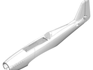 Multiplex Fuselage FunRacer White Without Servos / Motor / Regler