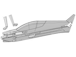 Multiplex Fuselage & Undercarriage Covers ParkMaster PRO 224822