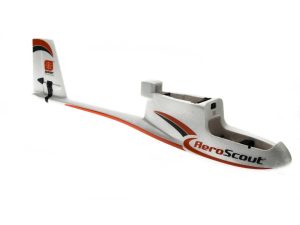 Hobbyzone Fuselage with Elevator/Rudder Servos: AeroScout