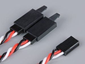 Radient Futaba HD Twisted Y Lead with Clip 150mm