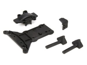 ECX Gear Cover/Kick Plate/Battery Mounts: 1/10 4WD All