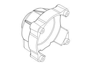 PD Racing Gearbox Centre cover