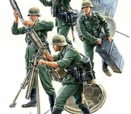 Zvezda German 120mm Mortar 42 with Trailer & Crew